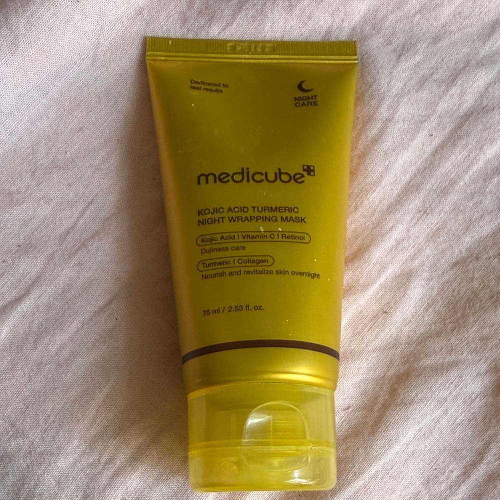 Medicube Kojic Acid Turmeric Night Wrapping Mask — Yellow Nourishing Night Mask